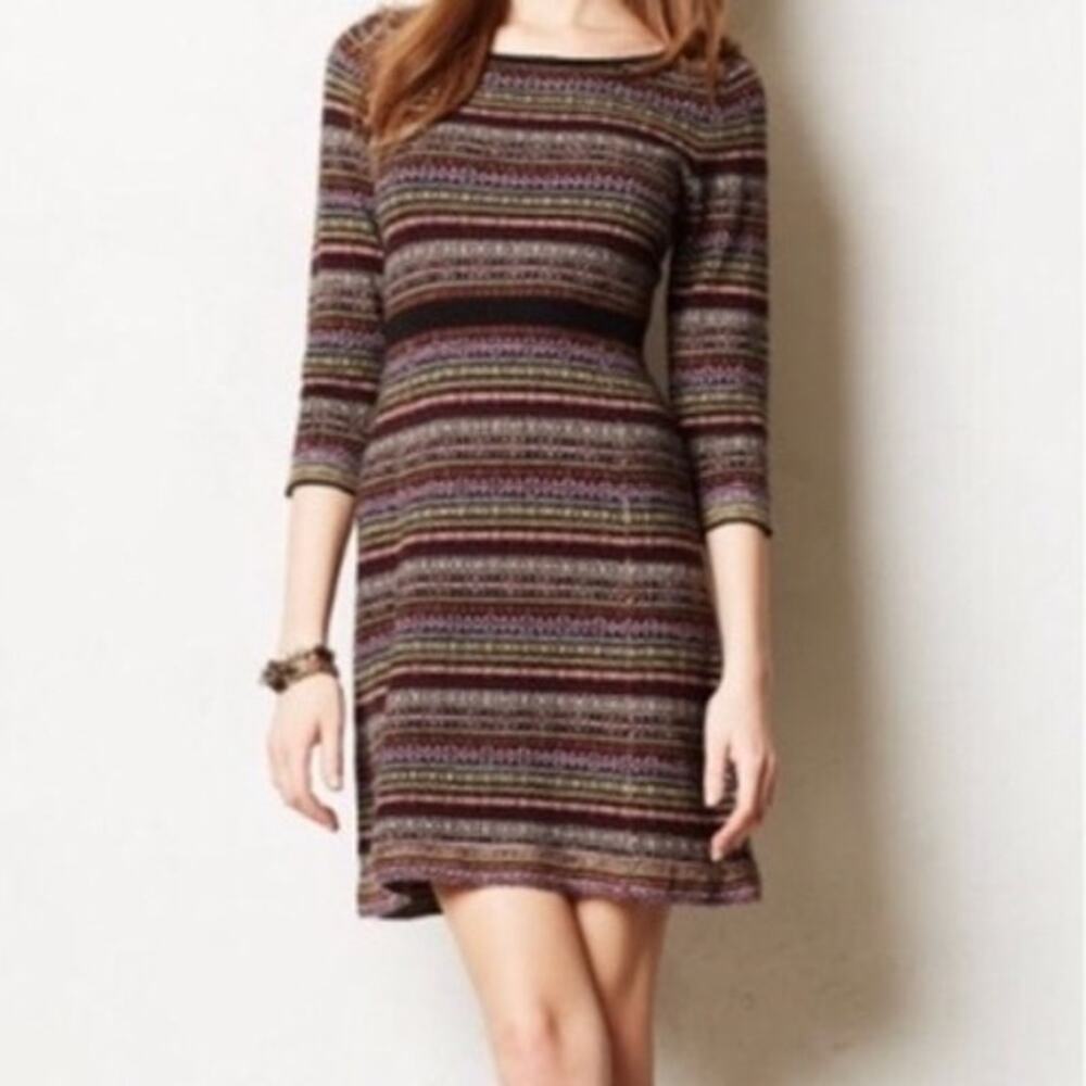 Sparrow Multicolor Striped Mini Dress